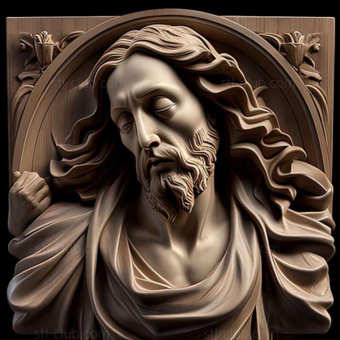 3D model st jesus (STL)